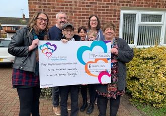 Colin and his family, achieve more success in raising funds for the Nightingale Macmillan Unit