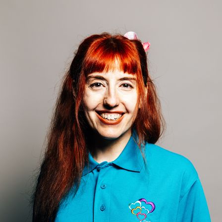 Resident visual artist (E J Lance) and heritage officerEmma Bailey