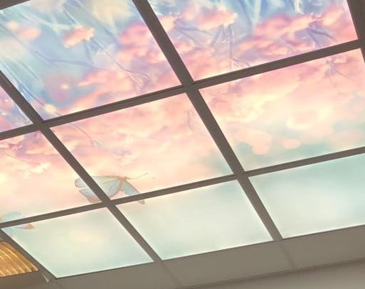 New Ceiling Lights Help Patients At Queen’s Hospital Burton